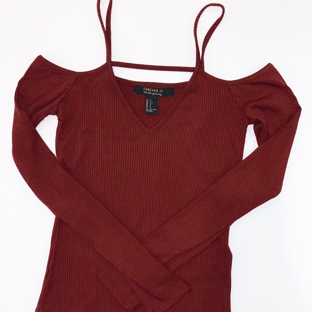 Forever 21 Strappy Off-the Shoulder Top